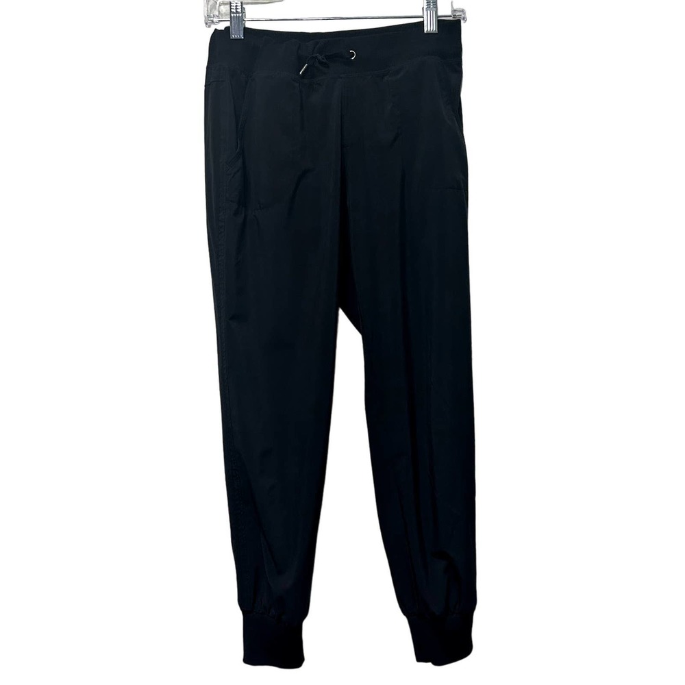 Athleta Black Drawstring Jogger Pant Size S